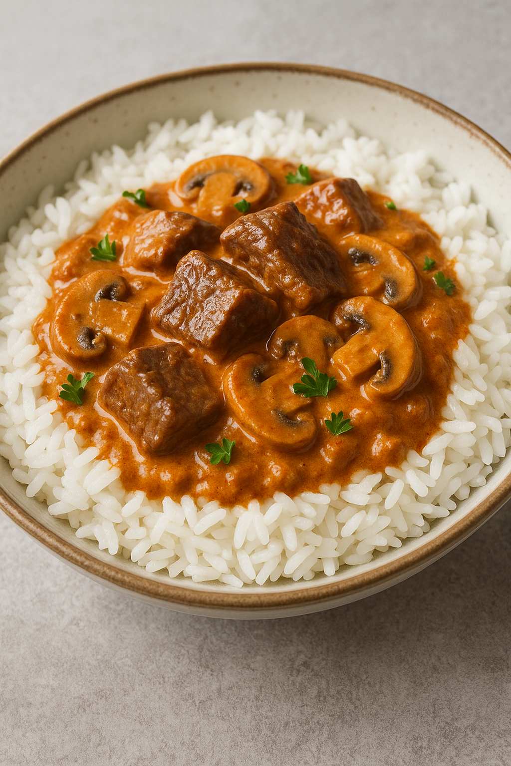 Beef Stroganoff